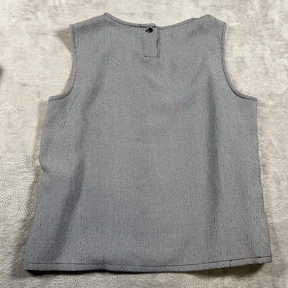 Pendleton Womens 2 pc Vintage Twin Set Tank and‎ Blazer Lightweight Houndstooth - Picture 9 of 11